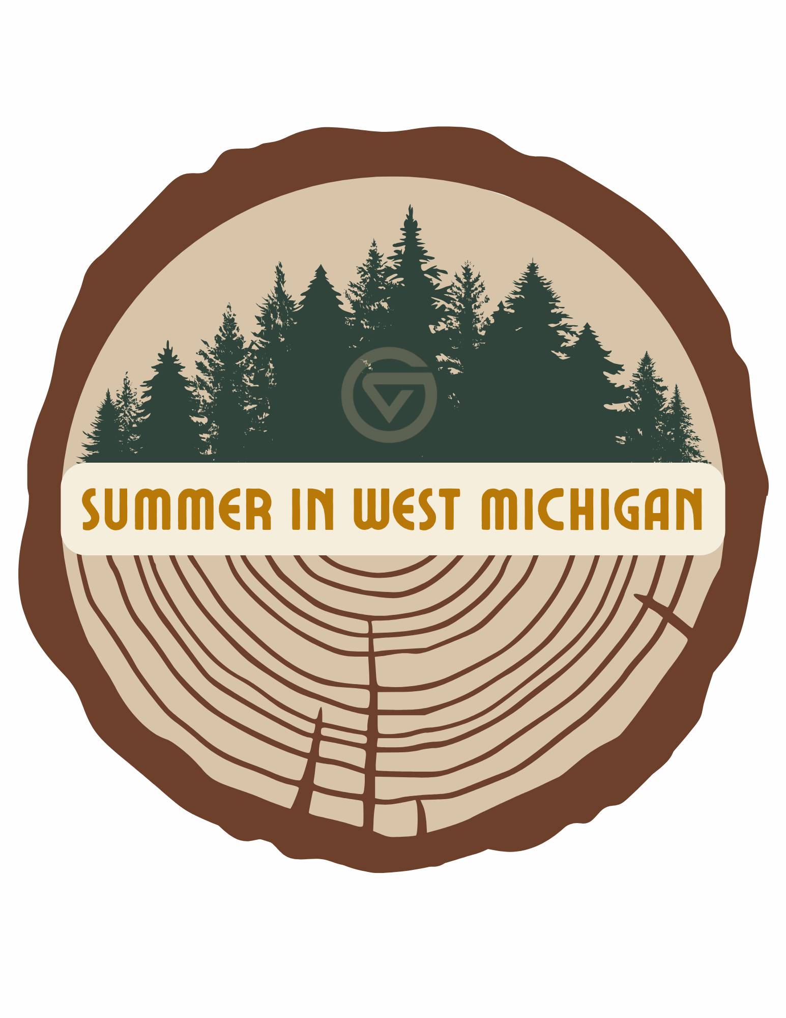 Summer in West Michigan Sticker